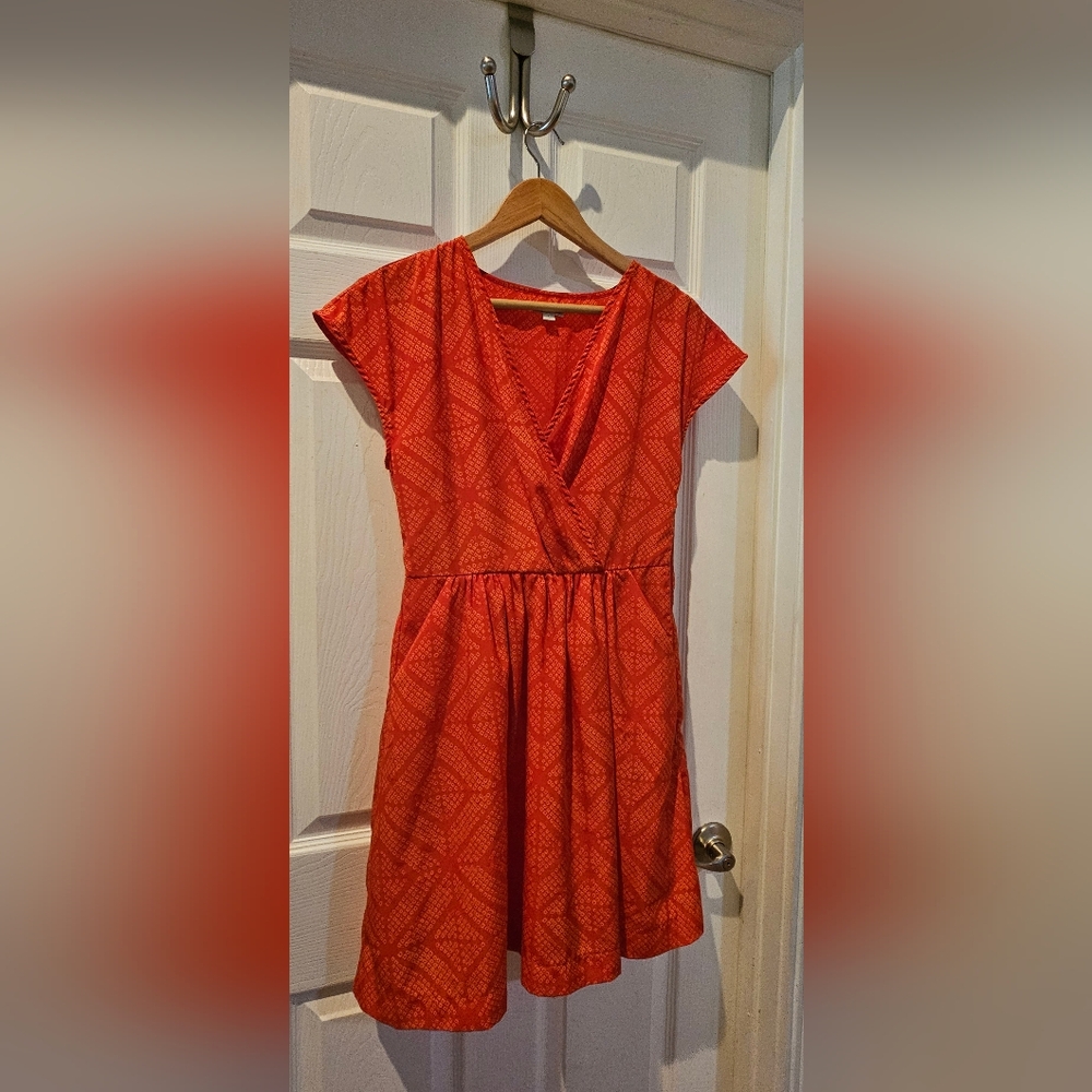 GAP Vibrant Orange Mini Dress